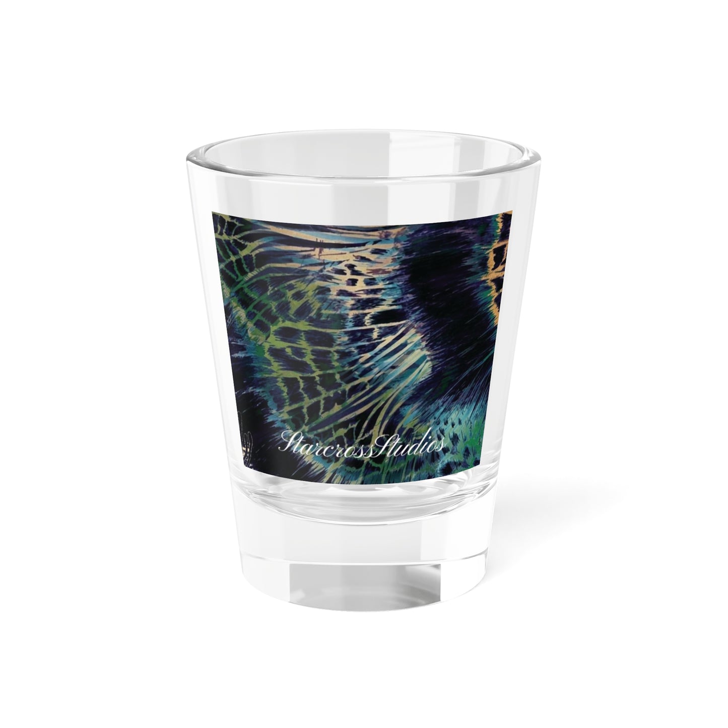 'Peacock' Shot Glass