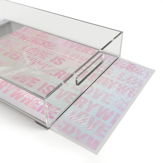 'Love is Everywhere' Acrylic Tray